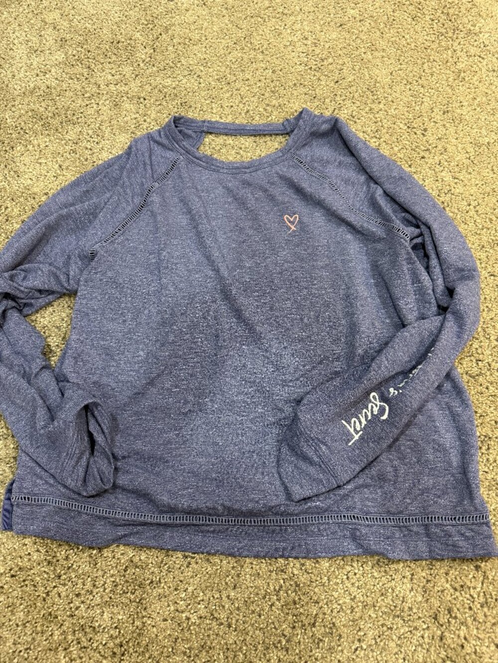Victoria's Secret Women's Large Vintage Purple Open Back Top